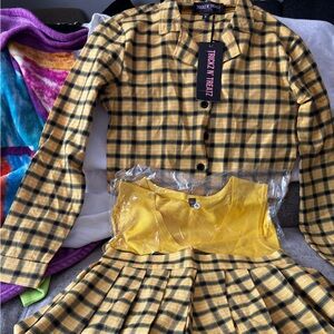 Brand New Dolls Kill Cher Horowitz halloween costume. Size small